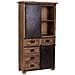 Armadio In Legno Marrone 100x42x190h Cm - Foto miniatura 1