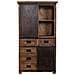 Armadio In Legno Marrone 100x42x190h Cm - Foto miniatura 2