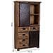Armadio In Legno Marrone 100x42x190h Cm - Foto miniatura 3