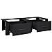 Pedestallo per Lavatrice 2 pcs Nero 127 x 54,5 x 32,5 cm - Foto miniatura 3