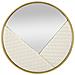 Specchio Con Cornice Vkh487-bianco-metallo-80x3x80 Cm - Foto miniatura 1