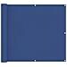 Schermo da balcone Blu 100 x 800 cm Tessuto Oxford - Foto miniatura 1