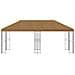 Gazebo con pareti laterali 6 x 3 m Beige Poliestere e Acciaio - Foto miniatura 3