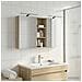 Set di Armadi da Bagno con lo scaffale 3 pcs 130 x 14,5 x 70 cm - Foto miniatura 4