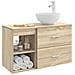 Set di mobili per il bagno 2 pcs Rovere Sonoma - Foto miniatura 8