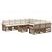 Set Divano da Giardino 12 pcs Beige polyrattan - Foto miniatura 1