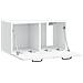 Mobile Porta TV da Muro Bianco 59,5 x 31 x 30 cm - Foto miniatura 5