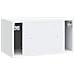 Mobile Porta TV da Muro Bianco 59,5 x 31 x 30 cm - Foto miniatura 8