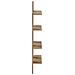 Scaffale da parete Rovere Artigianale 61 x 13,5 x 105 cm - Foto miniatura 3
