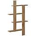 Scaffale da parete Rovere Artigianale 61 x 13,5 x 105 cm - Foto miniatura 4