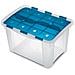 Contenitore Home Storage Home box 25 h oceano / trasparente L32,2 x P46,5 x H28 - Foto miniatura 1