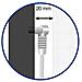 Cavo Antenna Impendenza 75 Ohm con Plug 90° Lunghezza 2 metri colore Bianco - Foto miniatura 2