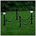 Set Lampioncino Solare A Led Con Catena 2 Lampade Pali - Foto miniatura 1