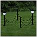 Set Lampioncino Solare A Led Con Catena 2 Lampade Pali - Foto miniatura 2