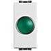 N4371v Portalampada Spia Verde (per Led Art. Ln4742v12t E Ln4742v230t) L - Foto miniatura 1