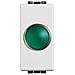 N4371v Portalampada Spia Verde (per Led Art. Ln4742v12t E Ln4742v230t) L - Foto miniatura 2