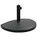 Base Per Parasole Semicircolare In Poliresina 15 Kg Nero - Foto miniatura 1