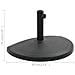 Base Per Parasole Semicircolare In Poliresina 15 Kg Nero - Foto miniatura 2