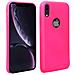 Cover Silicone Iphone Xr Semi-rigida Opaca Finitura Soft Touch Rosa - Foto miniatura 1