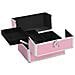 Valigia Per Cosmetici 22x30x21 Cm Rosa In Alluminio - Foto miniatura 3