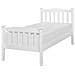 Letto Singolo In Legno In Color Bianco, 90x200cm Giverny - Foto miniatura 17