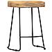 Sgabelli Da Bar Gavin 2 Pz In Legno Massello Di Mango - Foto miniatura 2