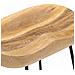 Sgabelli Da Bar Gavin 2 Pz In Legno Massello Di Mango - Foto miniatura 6