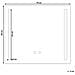 Specchio A Led Da Parete 60 X 70 Cm Lirac - Foto miniatura 16