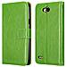 Custodia Compatibile Con Lg X Power 2 In Verde Erbe - Coperchio Protettiva Con Chiusura Magnetica, Funzione Stand E Tasca Per Le Carte - Foto miniatura 2