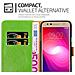 Custodia Compatibile Con Lg X Power 2 In Verde Erbe - Coperchio Protettiva Con Chiusura Magnetica, Funzione Stand E Tasca Per Le Carte - Foto miniatura 6