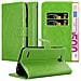 Custodia Compatibile Con Lg X Power 2 In Verde Erbe - Coperchio Protettiva Con Chiusura Magnetica, Funzione Stand E Tasca Per Le Carte - Foto miniatura 1