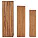 Set Di Piedistalli Per Piante 3 Pz In Legno Massello Di Teak - Foto miniatura 2