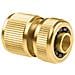 Connettore Rapido - Brass ™ Da 3/4 ""in Ottone Resistente. La Fascetta Stringitubo È In Plastica. - Foto miniatura 1