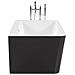 Vasca Da Bagno Freestanding Nera Hassel - Foto miniatura 3