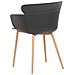 Set Di 2 Sedie Da Pranzo Nere Sumkley - Foto miniatura 9