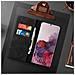 Custodia Galaxy S20 Finitura Vintage Portafoglio Supporto Video Nero - Foto miniatura 2