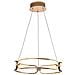 Lampada A Sospensione A Led Integrata, Oro Rosa - Foto miniatura 7