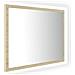 Specchio da Bagno LED Rovere Sonoma 60x8,5x37 cm in Acrilico - Foto miniatura 2