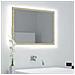 Specchio da Bagno LED Rovere Sonoma 60x8,5x37 cm in Acrilico - Foto miniatura 3