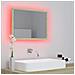 Specchio da Bagno LED Rovere Sonoma 60x8,5x37 cm in Acrilico - Foto miniatura 8