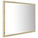 Specchio da Bagno LED Rovere Sonoma 60x8,5x37 cm in Acrilico - Foto miniatura 10