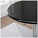 Tavolo Rotondo Da Bar Con Piano Girevole, Altezza Regolabile Con Leva A Gas E Base - Nero - Foto miniatura 2