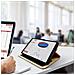 Custodia Realme Pad Mini Portadocumenti Funzione Supporto Nera - Foto miniatura 3