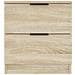 Comodini 2 Pz Rovere Sonoma In Legno Multistrato - Foto miniatura 3