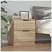 Comodini 2 Pz Rovere Sonoma In Legno Multistrato - Foto miniatura 7