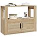 Credenza Rovere Sonoma 80x30x60 Cm In Legno Multistrato - Foto miniatura 6