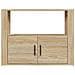Credenza Rovere Sonoma 80x30x60 Cm In Legno Multistrato - Foto miniatura 8