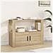 Credenza Rovere Sonoma 80x30x60 Cm In Legno Multistrato - Foto miniatura 1