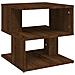 Tavolino Da Salotto Rovere Marrone 40x40x40cm Legno Multistrato - Foto miniatura 2