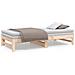 Dormeuse Estraibile 2x (75x190) cm Legno Massello di Pino - Foto miniatura 6